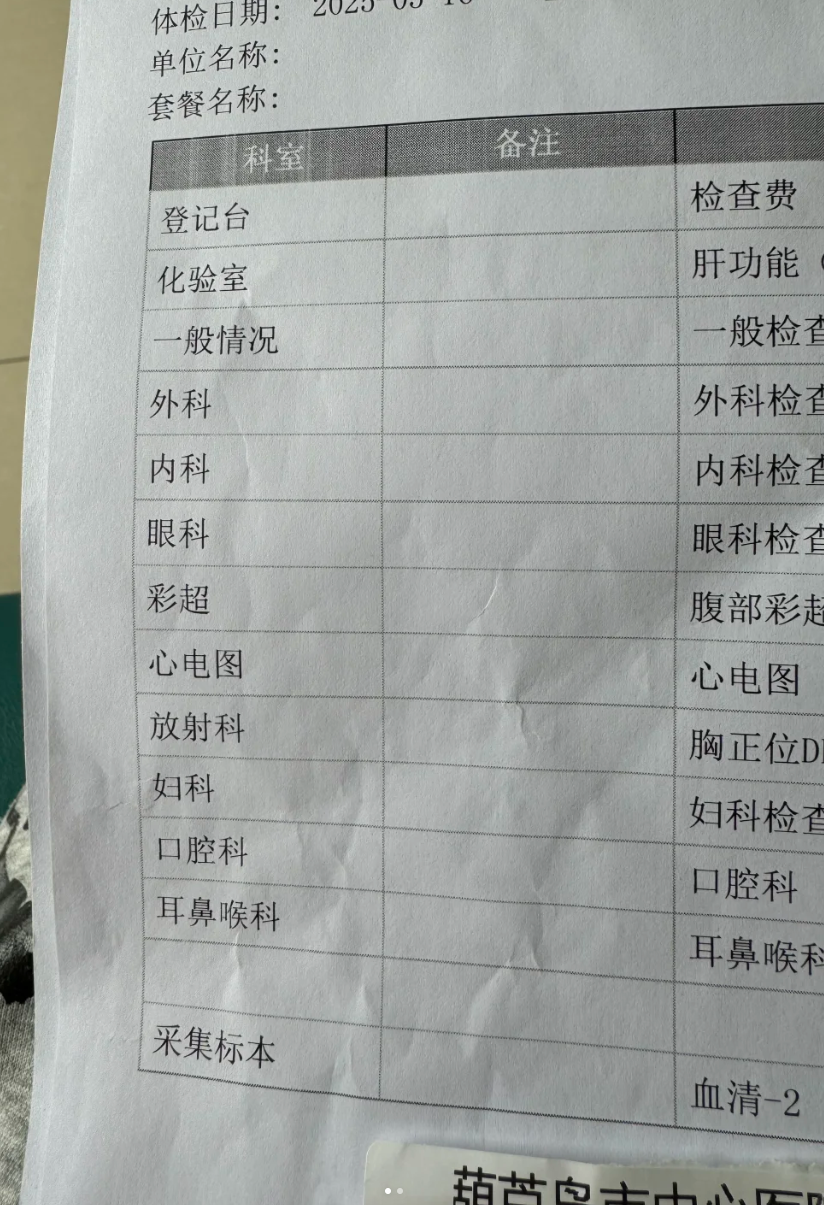 雅安找人代替抽血葫芦岛入职体检报告-第1张图片-代解忧